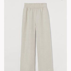 H&M Wide leg linen pants